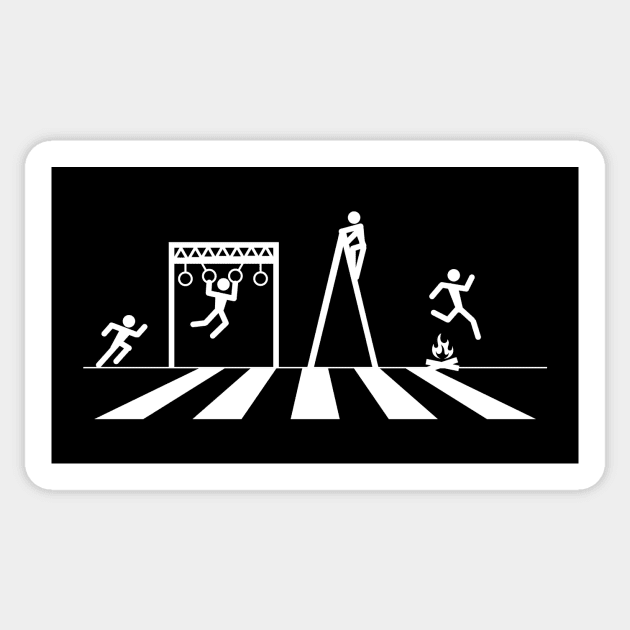 Spartan OCR Abbey Road Crossing Sticker by IORS